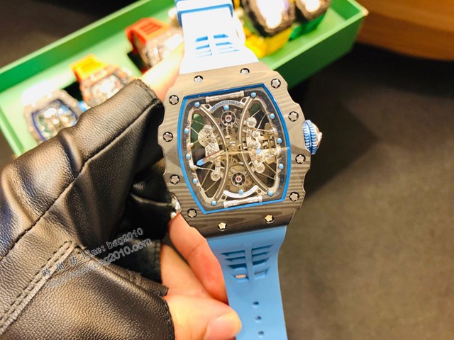 理查德米勒男士腕表 Richard Mille頂級版本RM53-01一體陀飛輪腕表  gjs2033